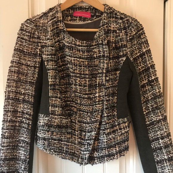 Pookie & Sebastian cropped tweed blazer - Picture 7 of 7